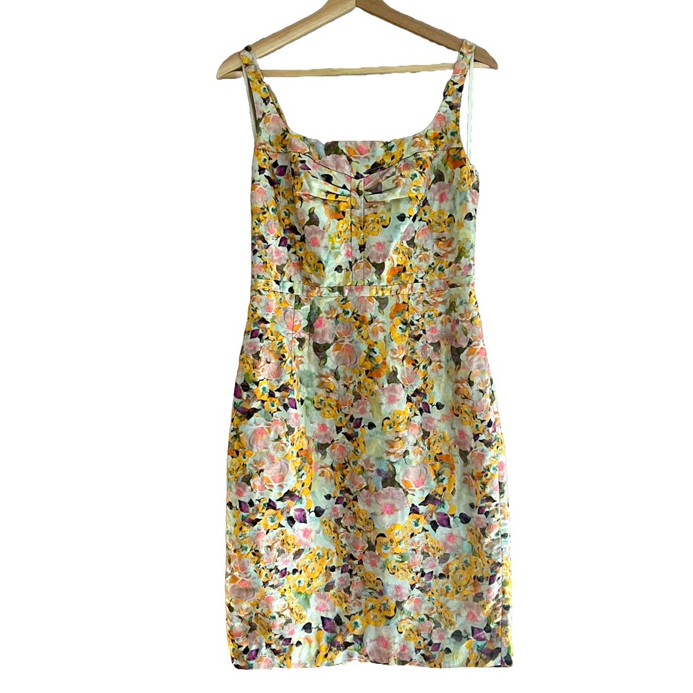 Leifsdottir_Beautiful Shimmer Floral Cocktail Dress